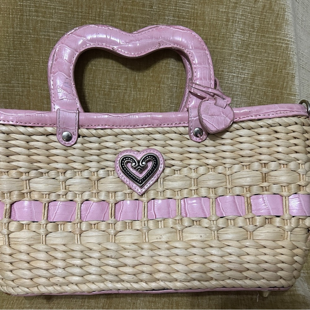 Brighton straw purse without strap